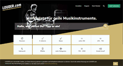 Desktop Screenshot of musiker-flohmarkt.de