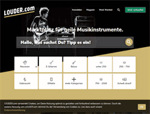 Tablet Screenshot of musiker-flohmarkt.de